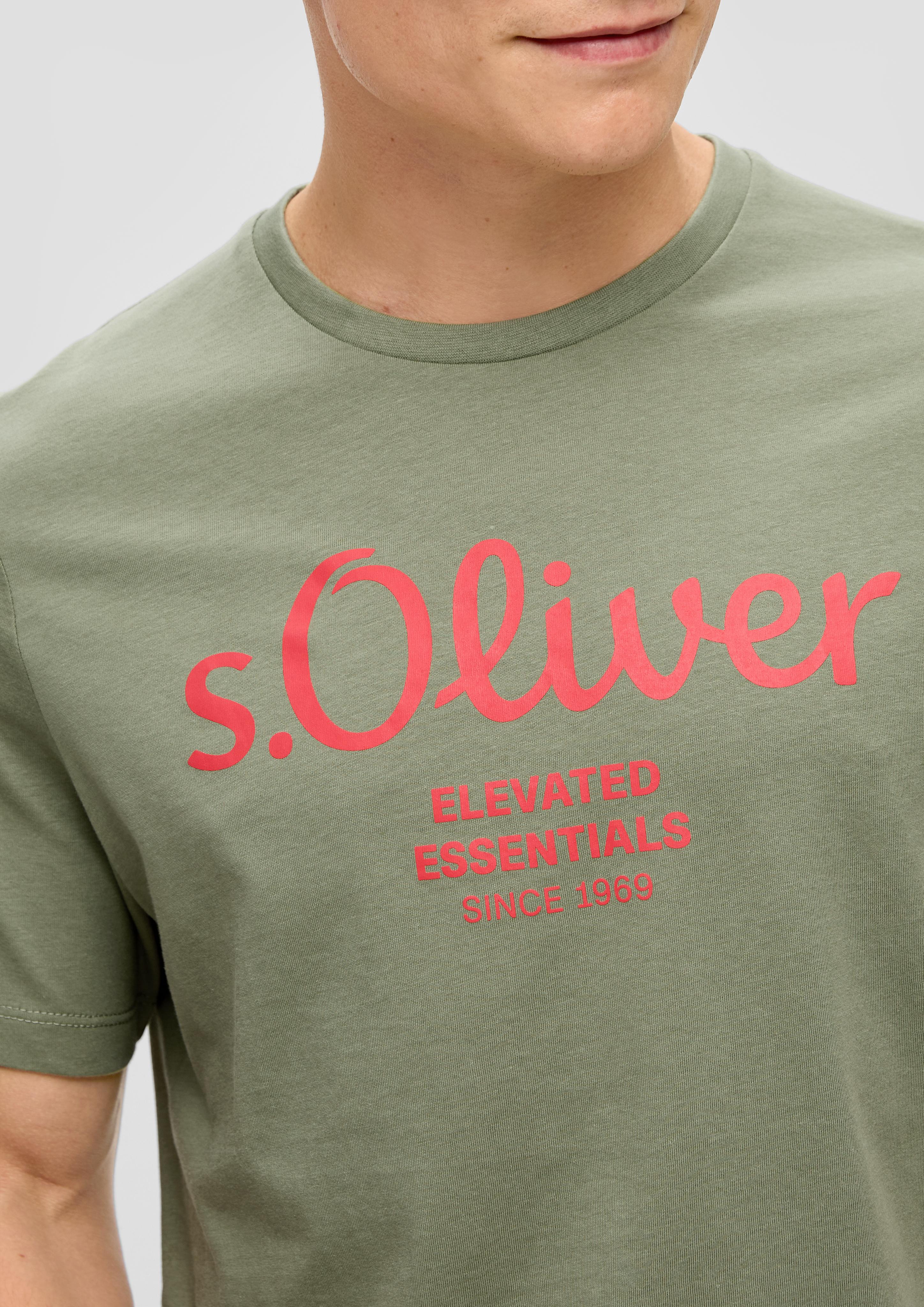 T-Shirt mit Frontprint  2141458-73D1