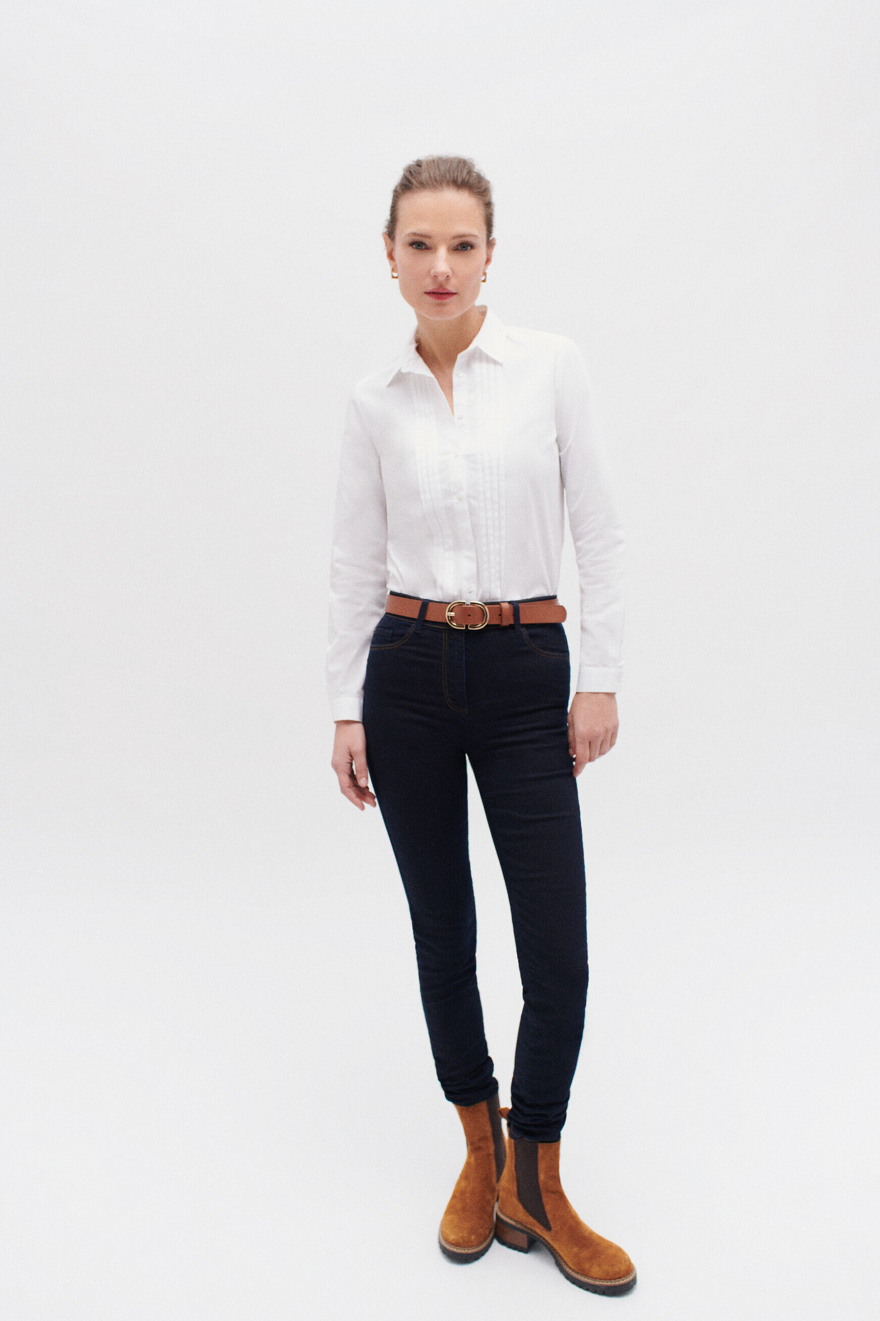 pantalon london denim double stone femme