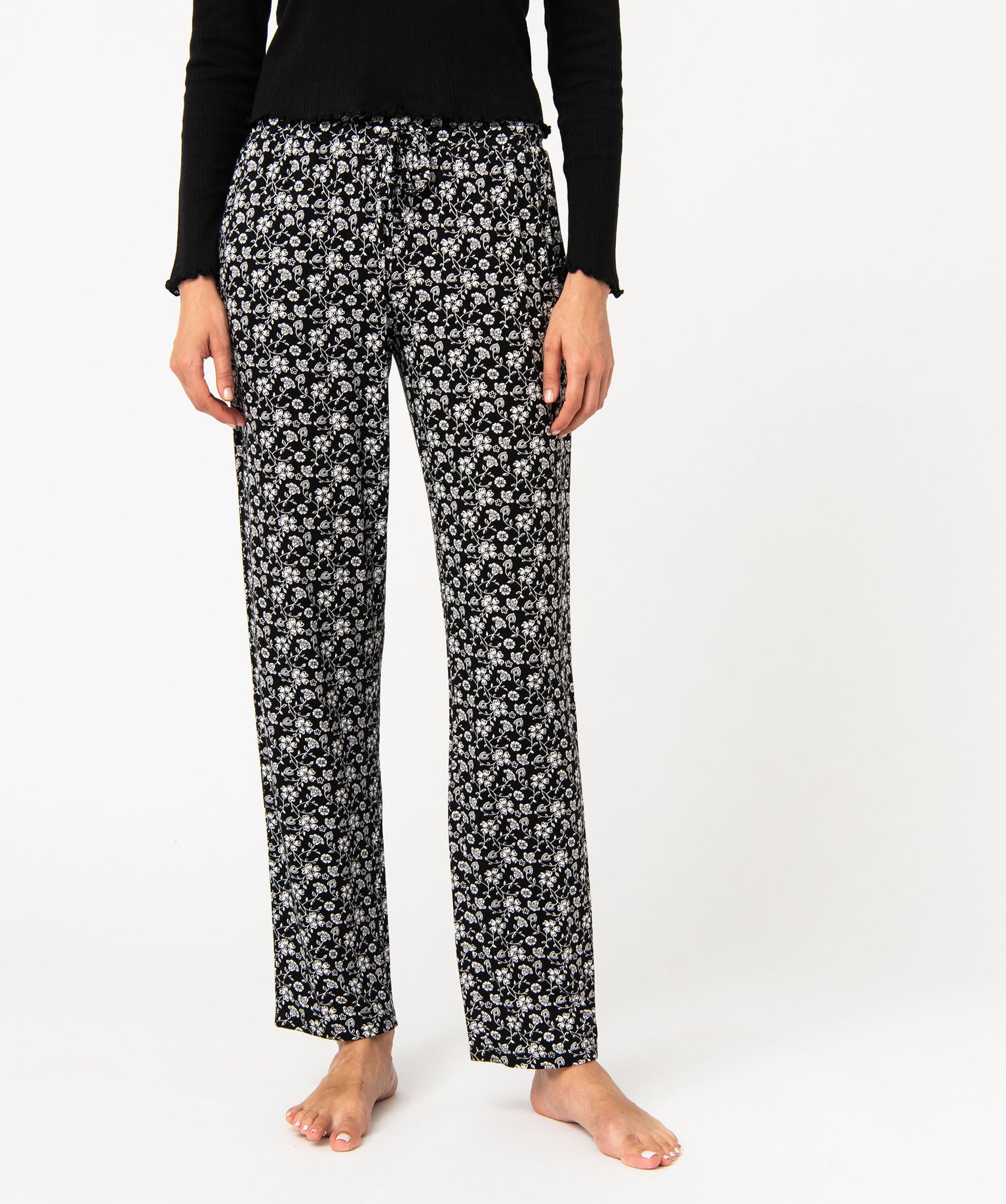 Pantalon de pyjama femme à motifs imprime | GEMO