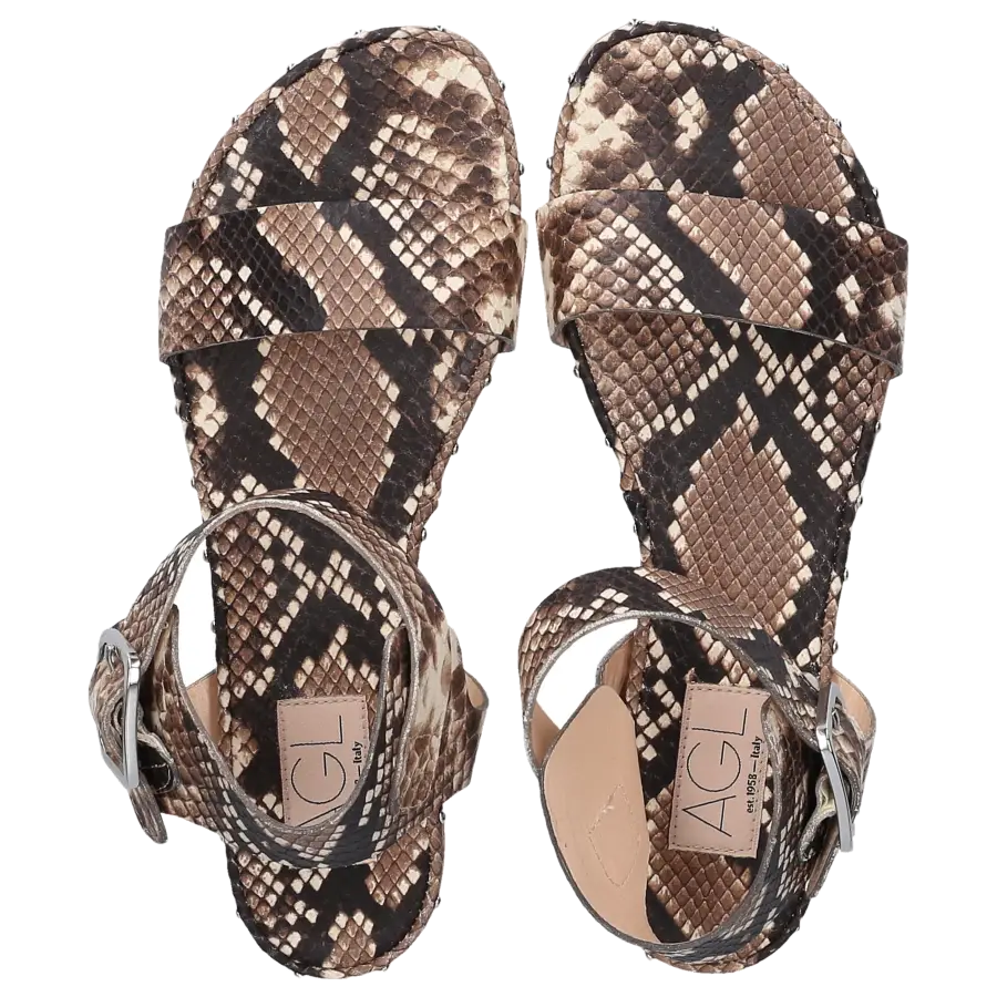AGL Attilio Giusti Leombruni - Sandalen SVEVA Kalbsleder - beige