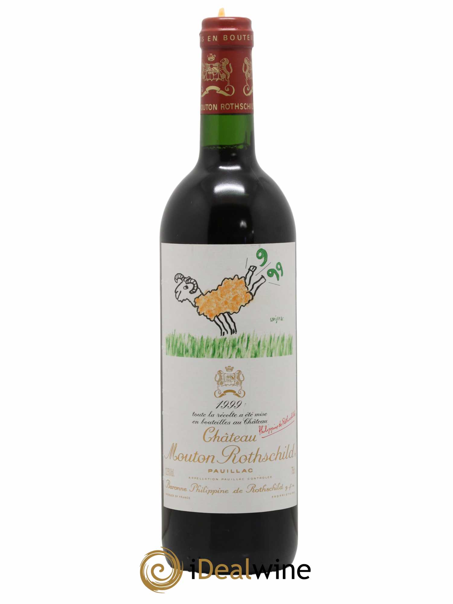 Château Mouton Rothschild 1er Grand Cru Classé  1999 - Lot de 1 Bouteille