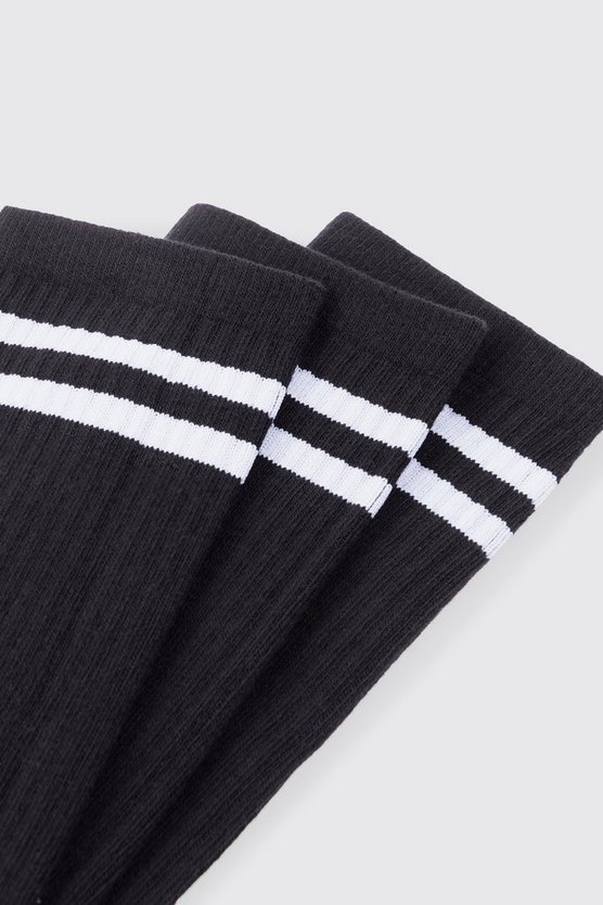 3er-Pack Sport-Socken mit Streifen