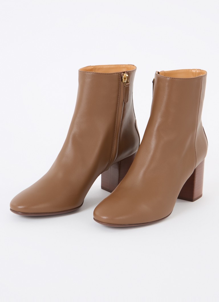 Botas de cano curto Tod's Cuoio em couro de bezerro