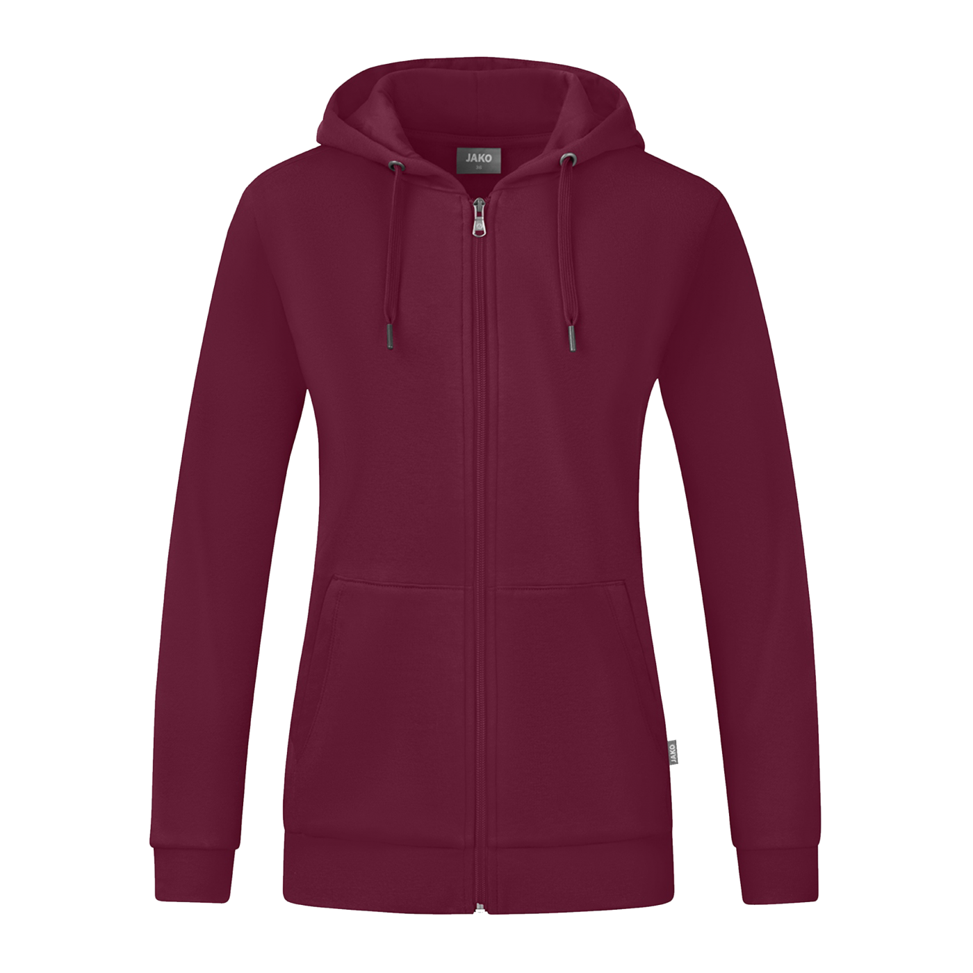 JAKO Organic Kapuzenjacke Damen Braun F130