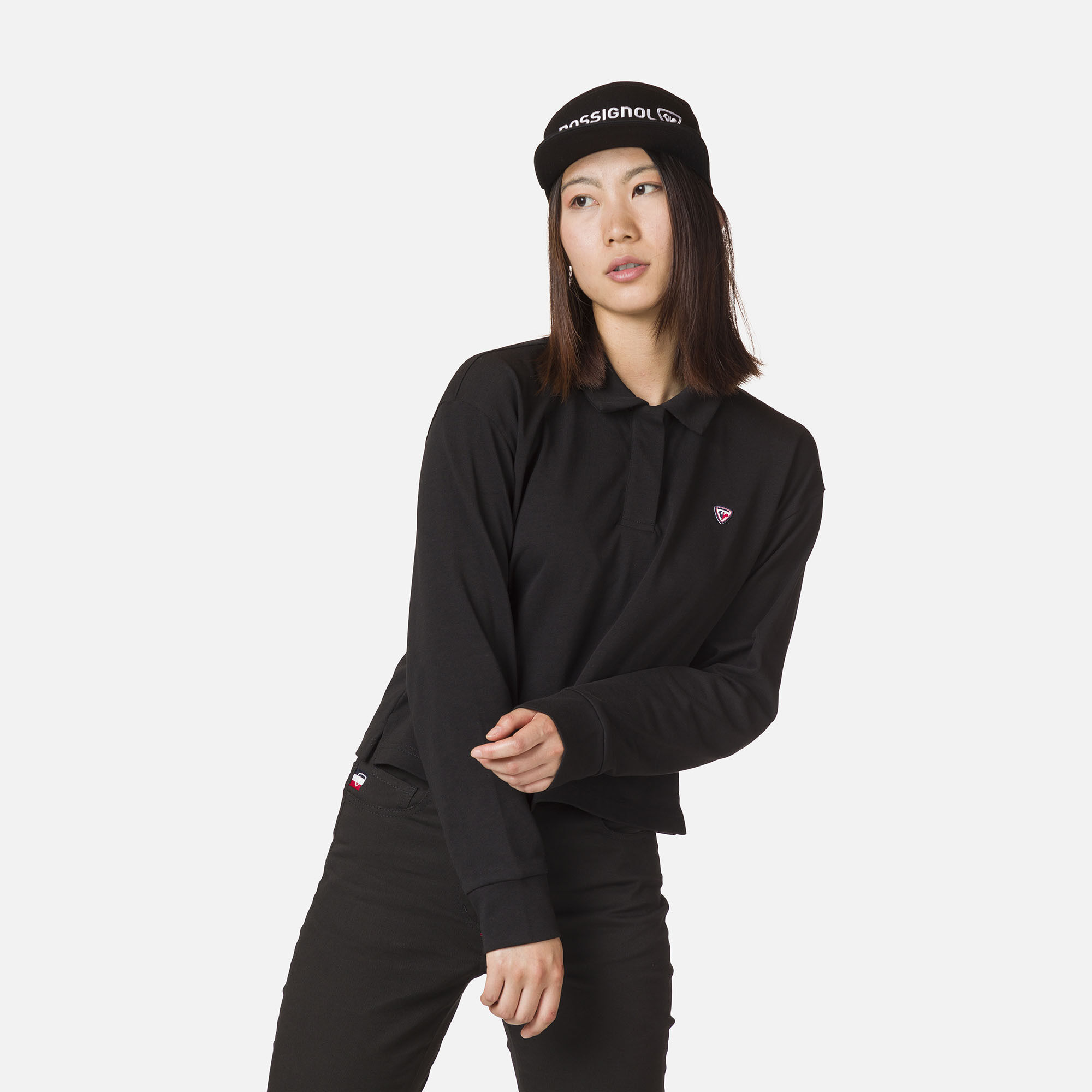 Polo court femme