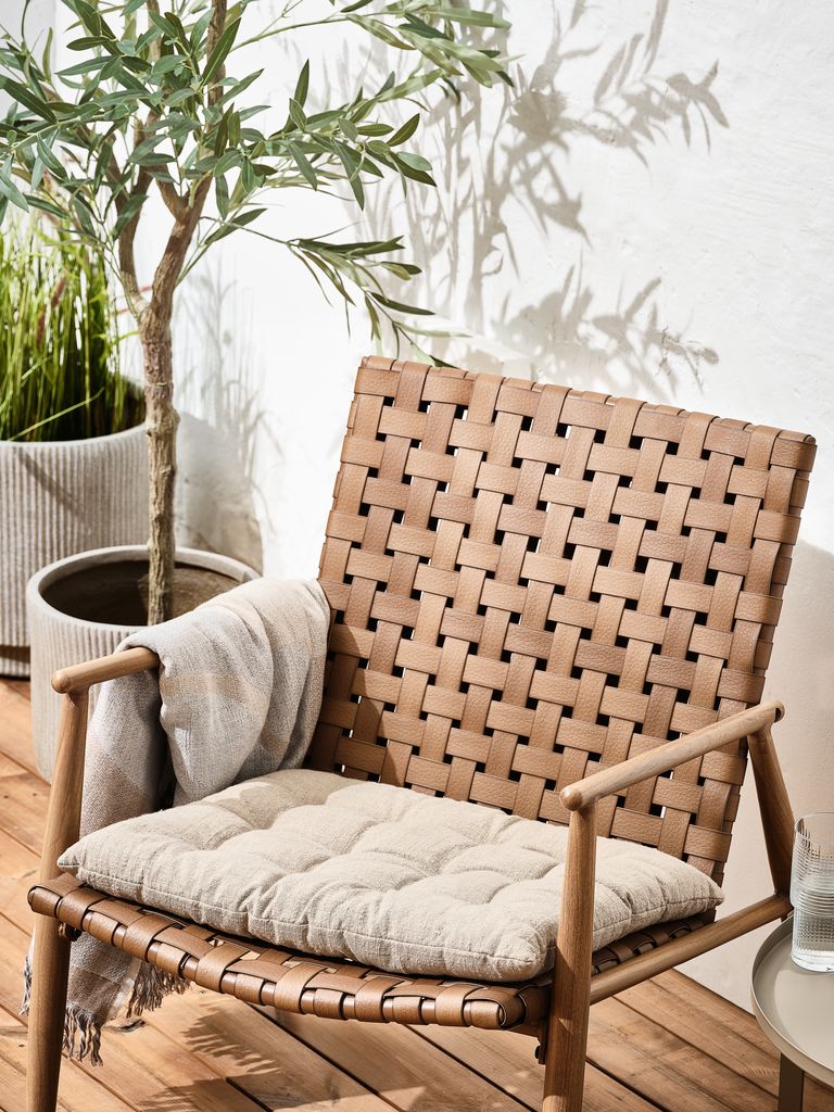 Coussin de jardin LODSHOLM pour l'assise du fauteuil LODSHOLM, couleur sable