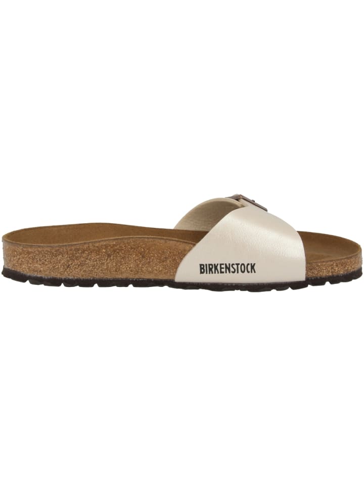 Birkenstock Pantolette Madrid Birko-Flor Graceful schmal in weiss günstig kaufen