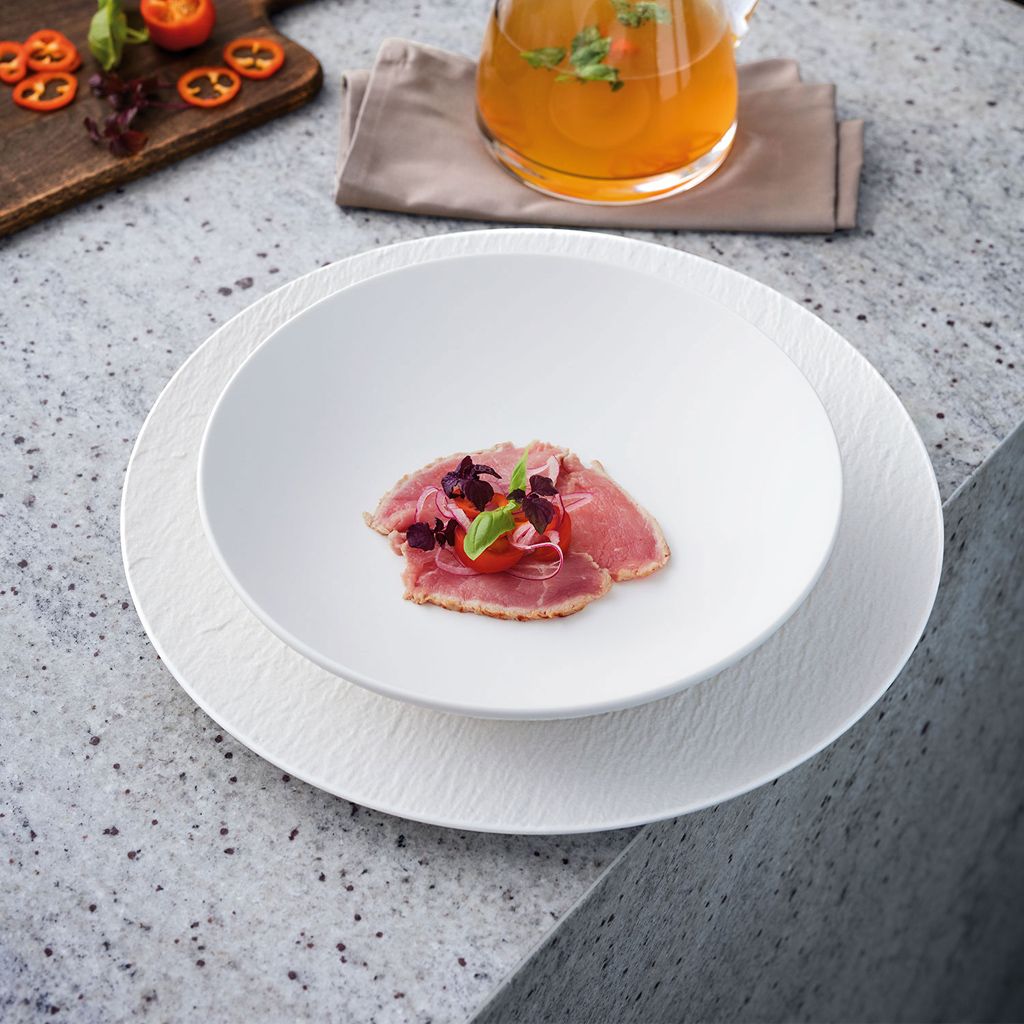 Villeroy & Boch Gourmetteller Manufacture Rock blanc
