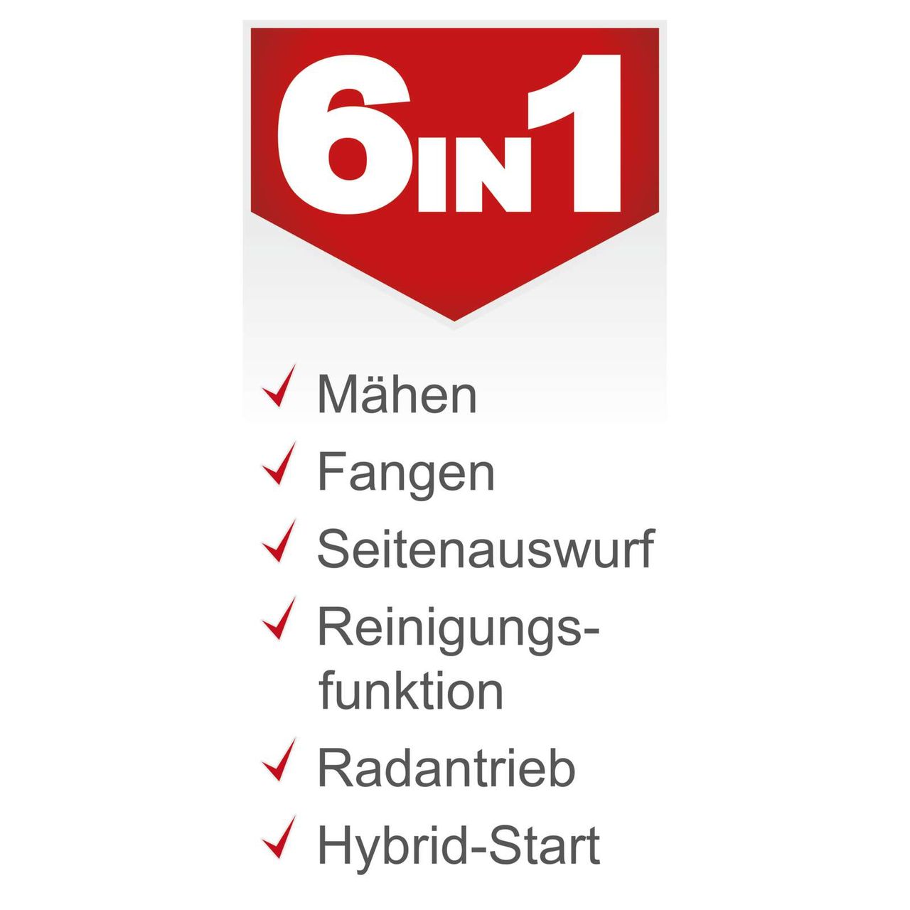 Scheppach Benzin-Aufsitzrasenmäher MR200-61 E Start 6 in 1