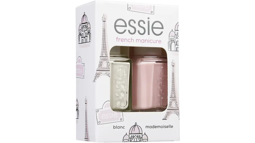 ESSIE Nagellack Nailart Set French Maniküre blanc, mademoiselle