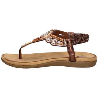 2Go Fashion Sandale in braun