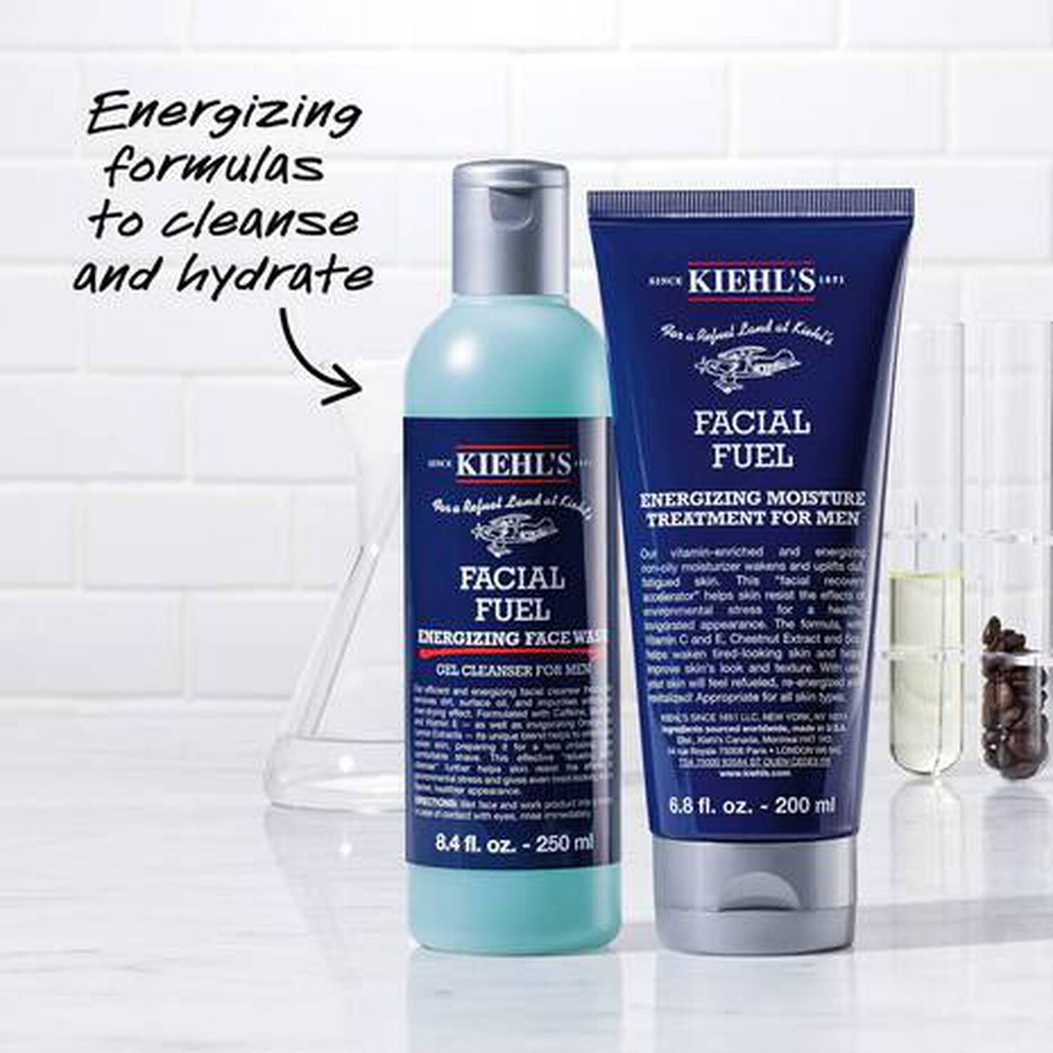 kiehl's Facial Fuel Coffret Soin Visage Homme