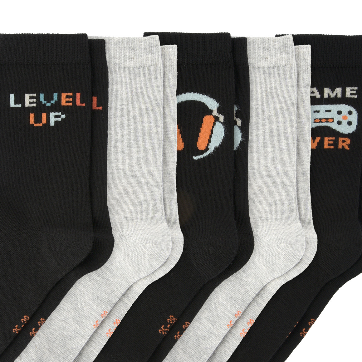 5 Paar Jungen Socken mit Gaming-Motiven
