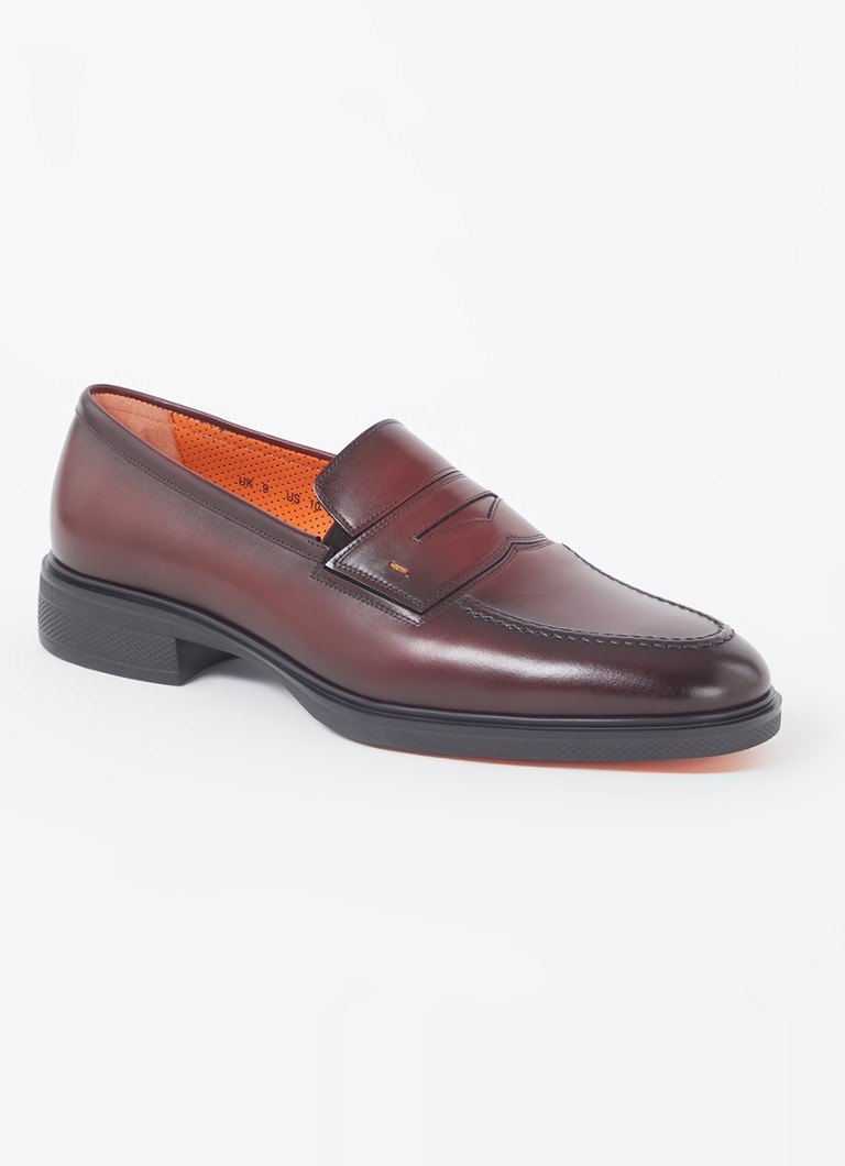 Mocasini Santoni Easy din piele