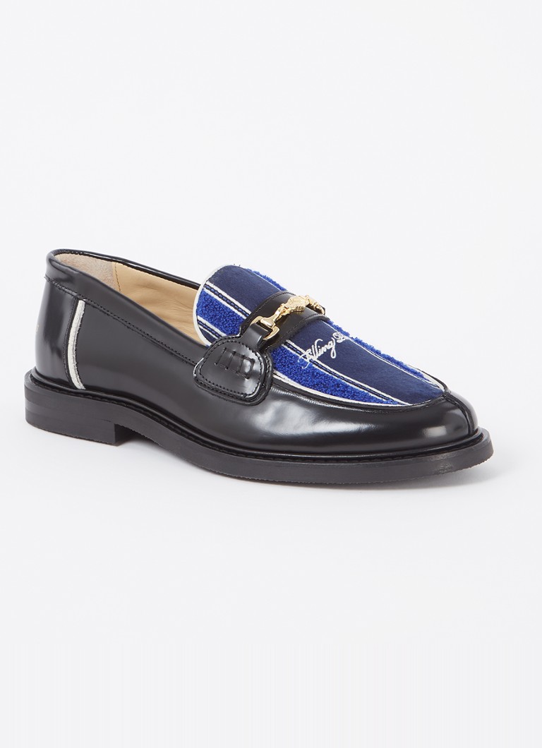 Filling Pieces -jerseynahkaiset loaferit teddy-yksityiskohdilla