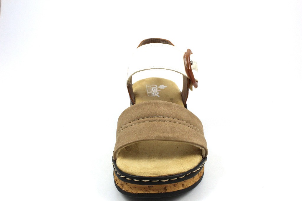 RIEKER Klassische Sandalen beige