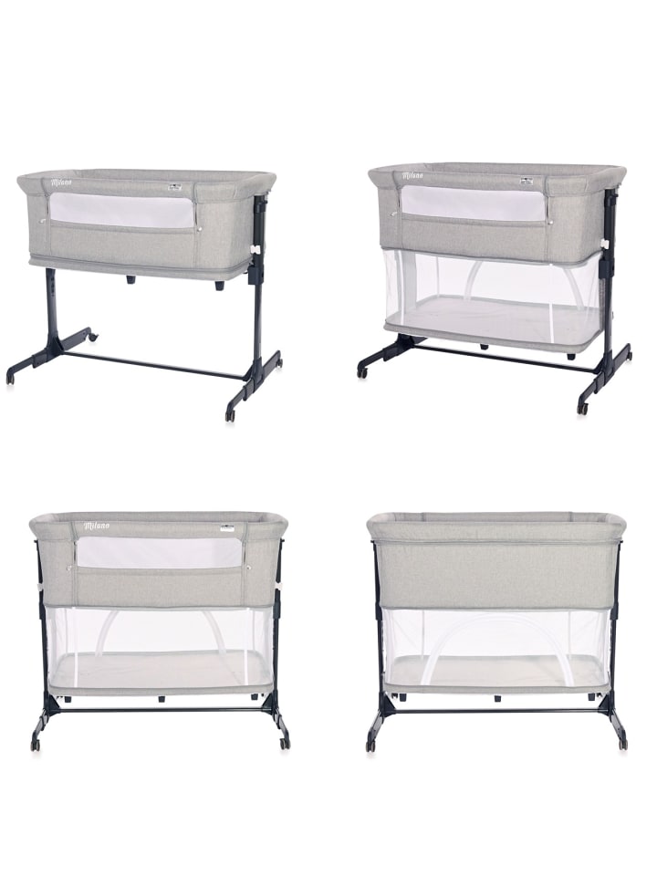 Lorelli Babybett Milano 2 in 1 in grau günstig kaufen onesize