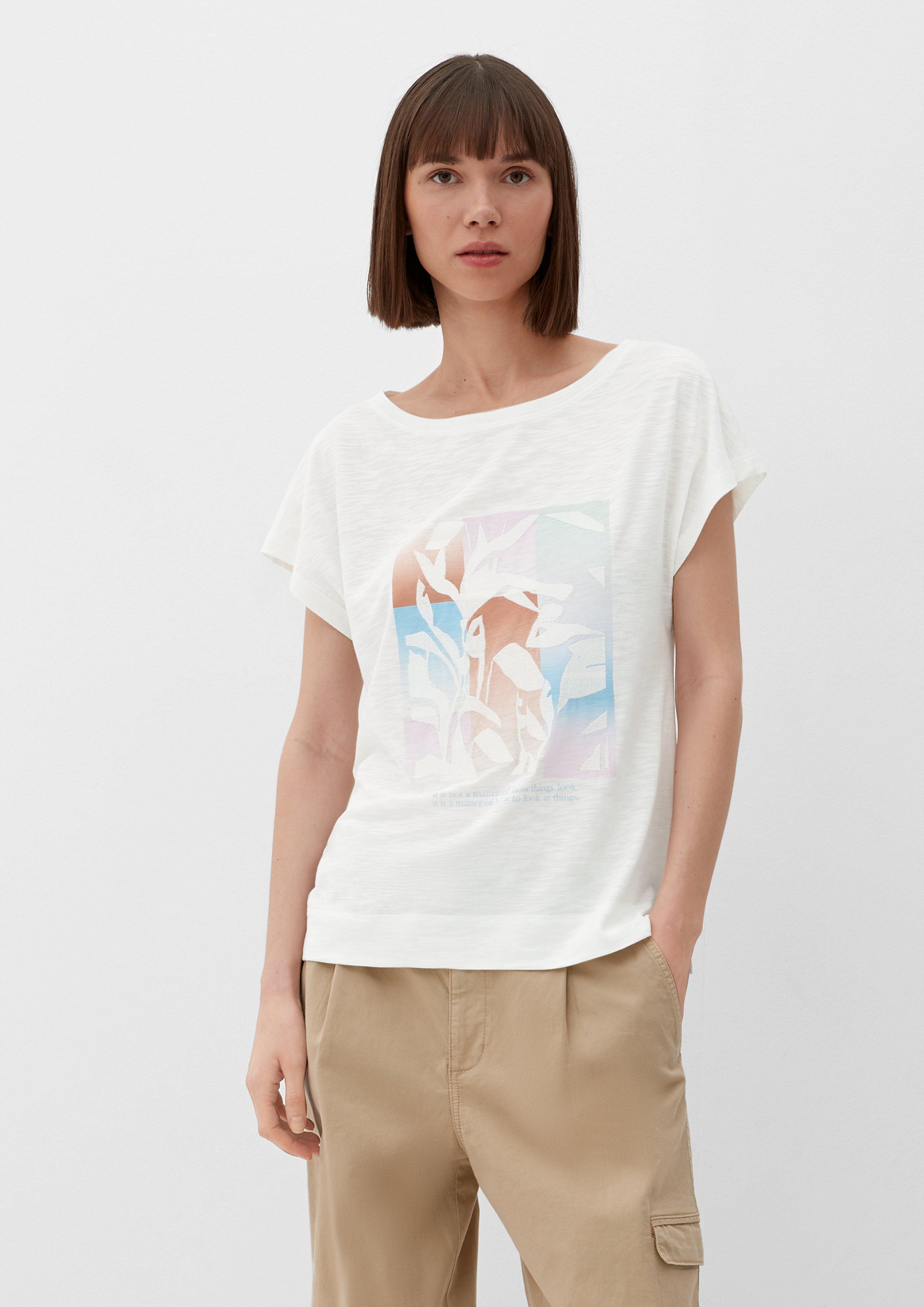 T-Shirt mit Stickerei  2132839-02D0