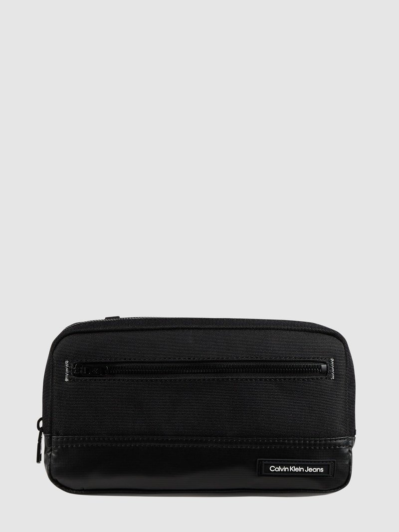 Umhängetasche mit Handytasche in schwarz