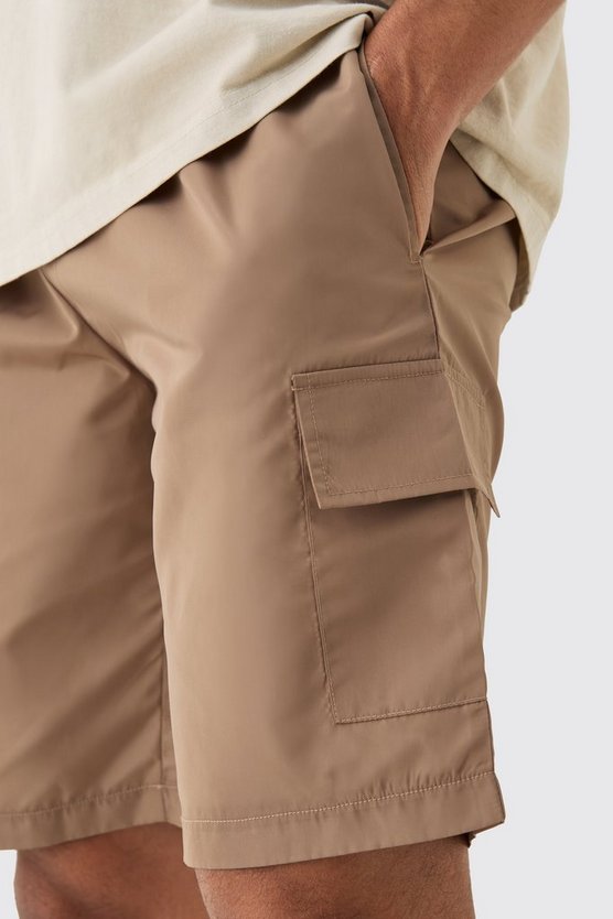 Cargo-Shorts mit elastischem Bund
