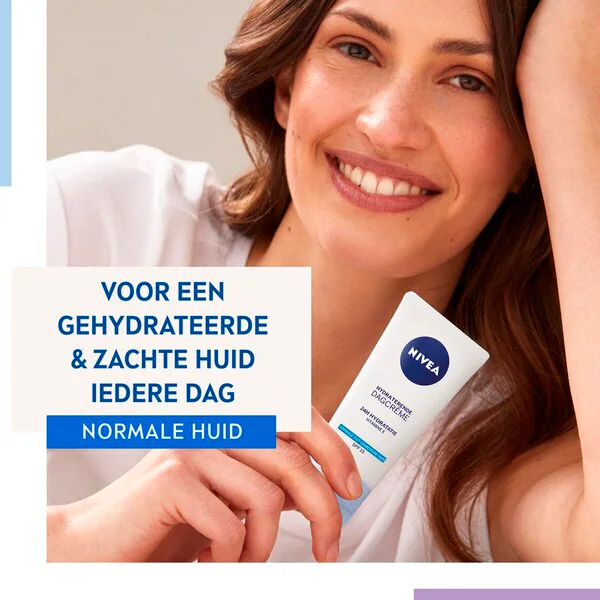 NIVEA hidratáló nappali krém SPF15-tel 50ml - normál bőrre