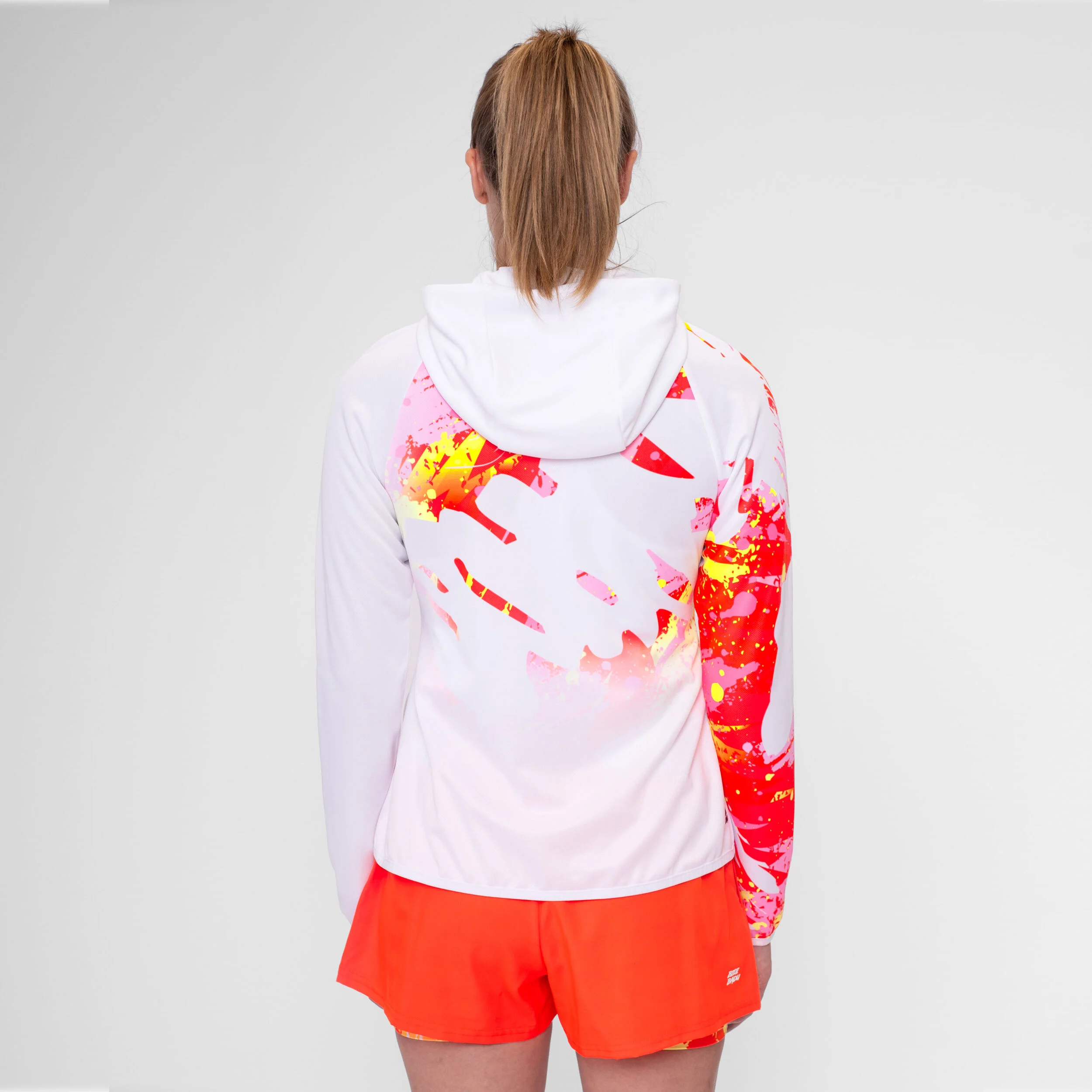 Wild Arts Trainingsjacke Damen - Weiß, Mehrfarbig