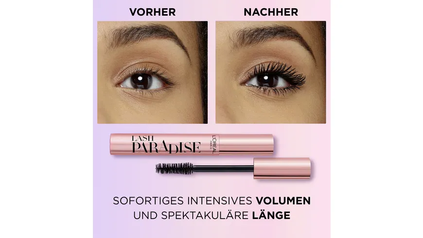 L'ORÉAL PARIS Mascara Voluminous paradise 6.4 ml schwarz