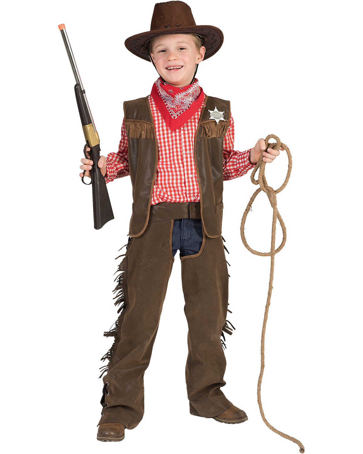 Kostüm Wild-West-Set, 3-tlg.