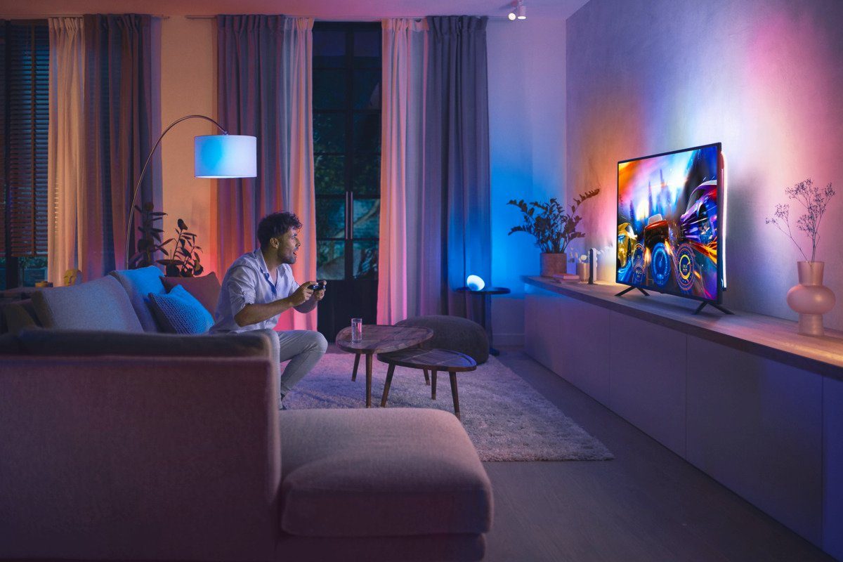 Philips Hue LED Dekolicht Play Gradient LS TV 75'', LED fest integriert