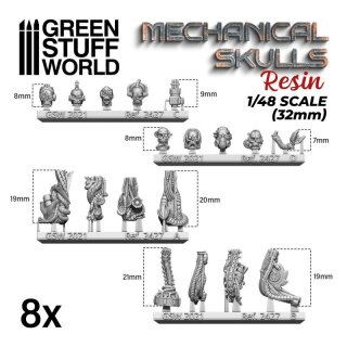 Mechanische Schädel aus Resin (8)