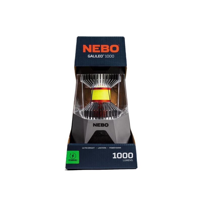 NEBO Galileo FLEX wiederaufladbare Laterne 1000 Lumen LED LTN-0004