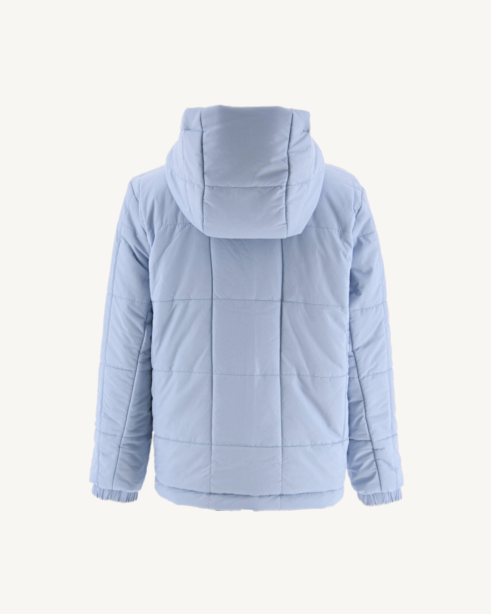 Doudoune Ultralight réversible à capuche Army/Bleu clair enfant Rosso