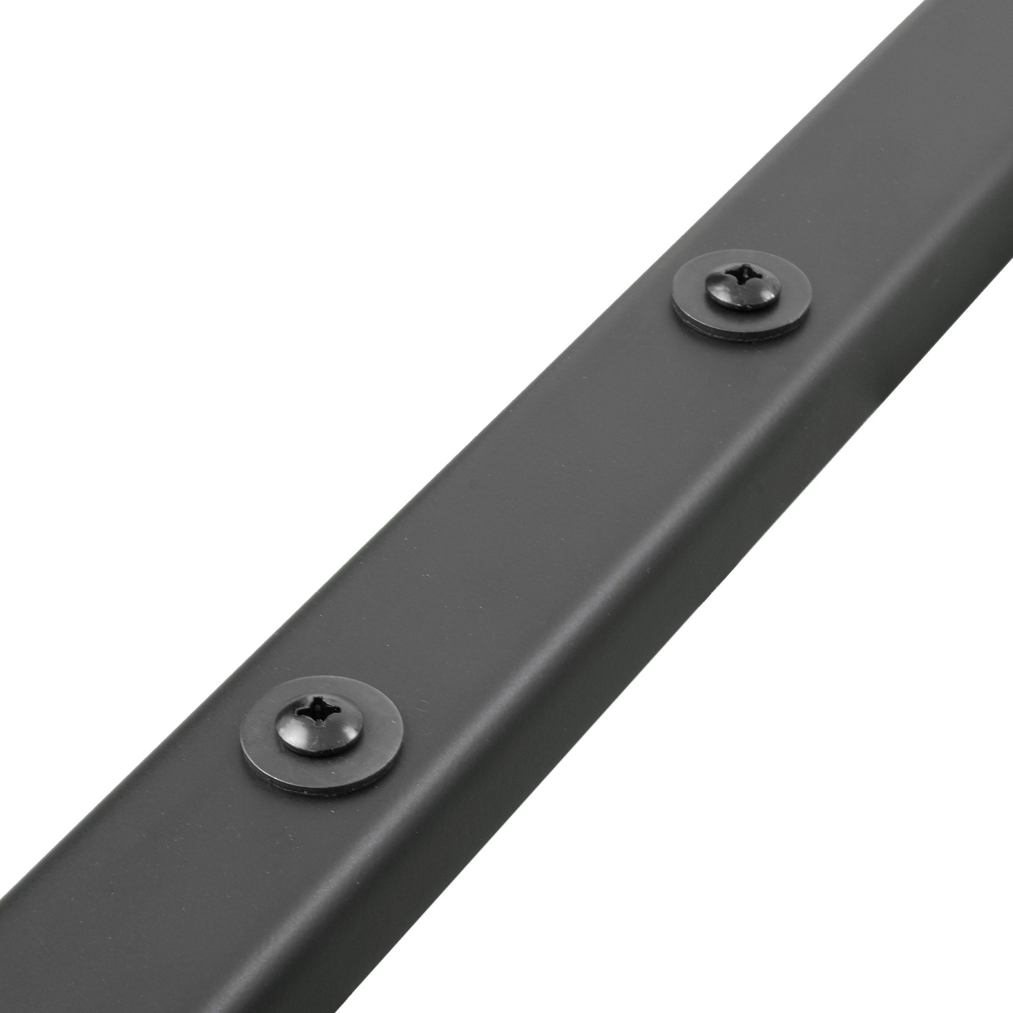 Natural Goods Berlin Möbelleiste Gratleiste U-FORM, (3er Set, 3-St), Unterbau, Versteifung, Verstrebung, Tischplatten, 60cm, Schwarz