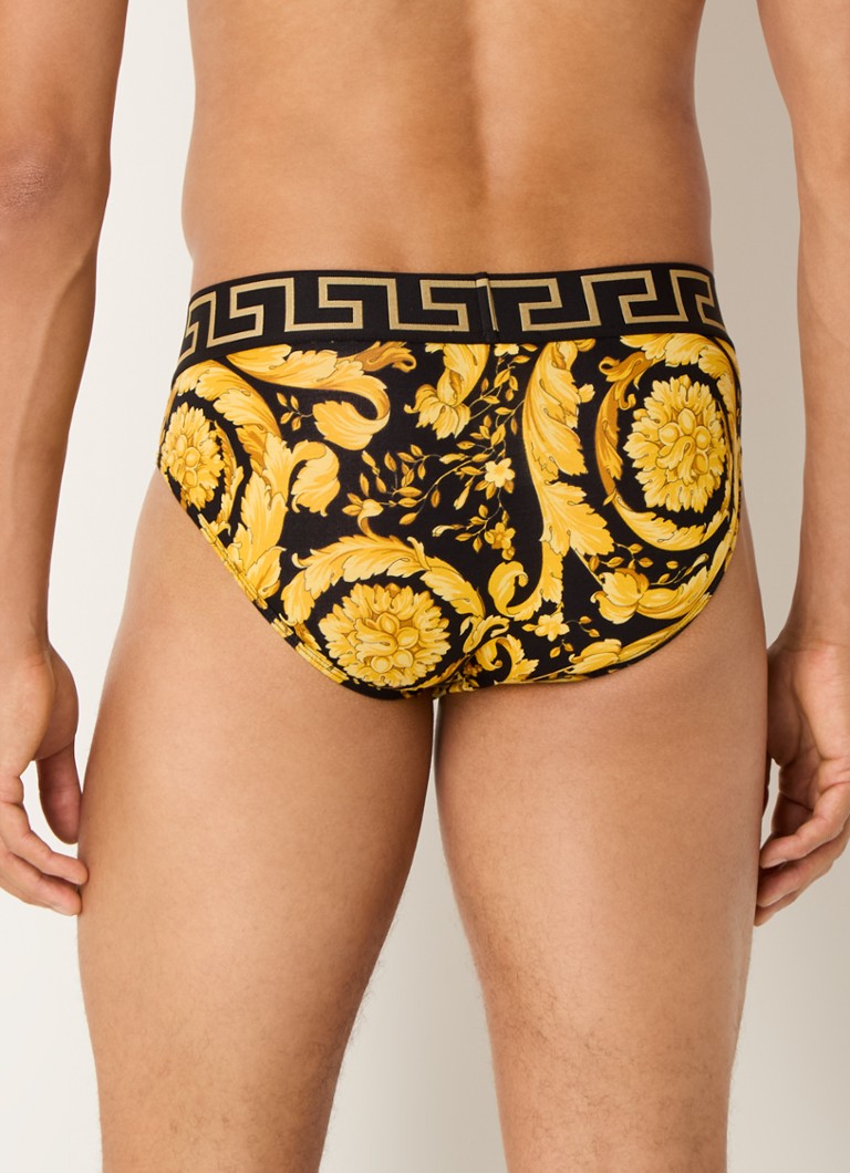 Versace biopamut alsónadrág logós sávval