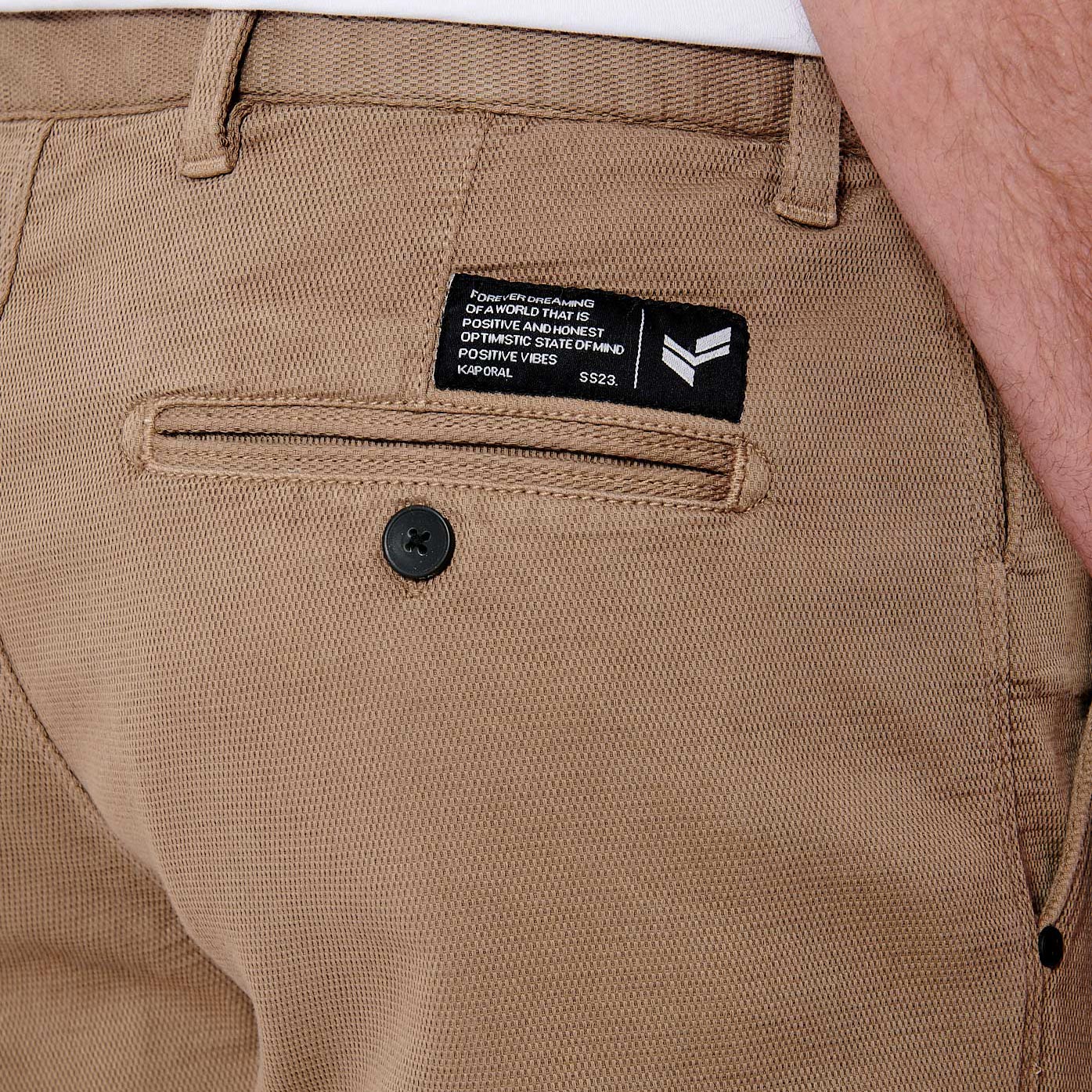 MAGIC  Short slim kaki Homme
