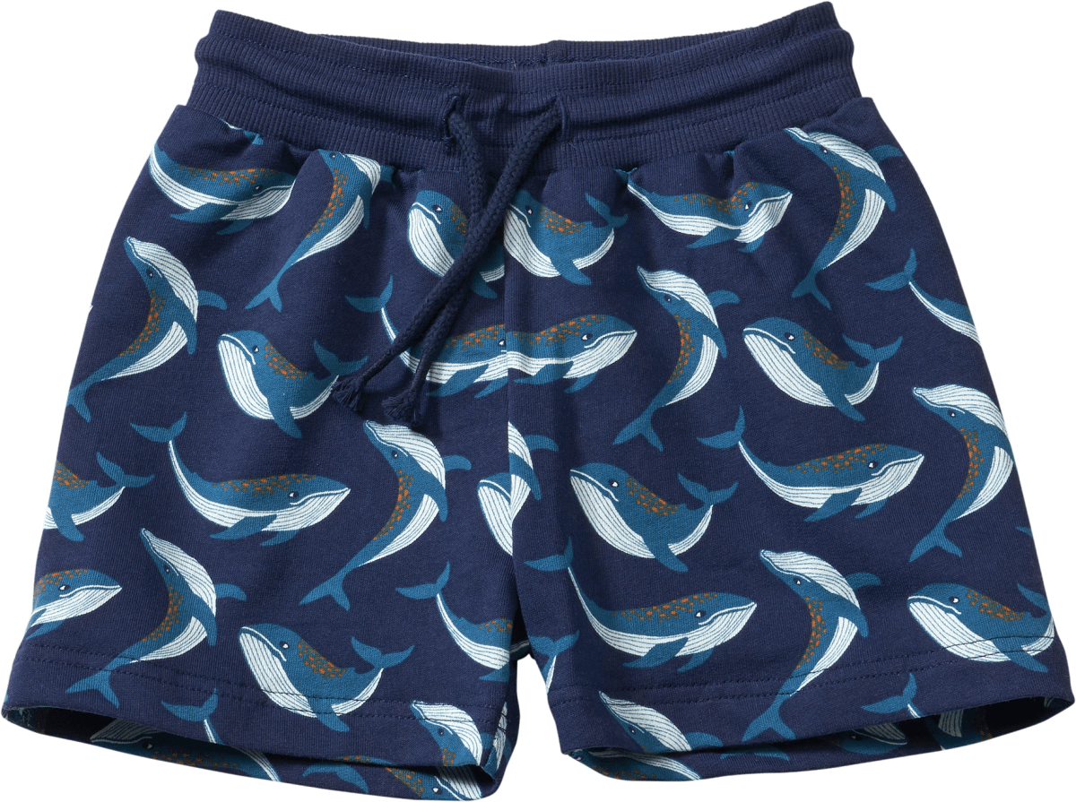 Shorts Pro Climate mit Wal-Muster & Stretch, dunkelblau, Gr. 110, 1 St