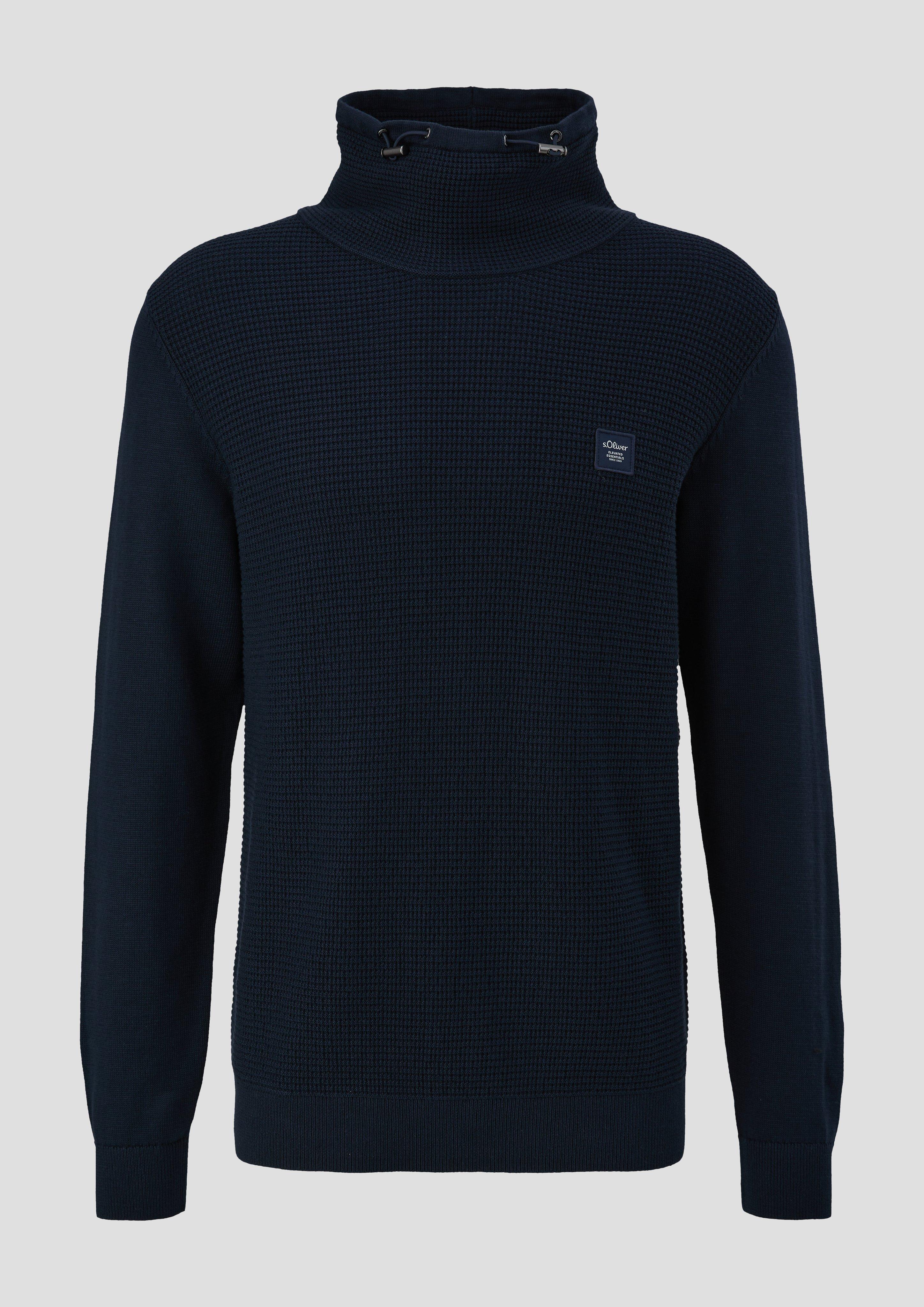 Strickpullover mit Jersey-Ärmeln  2137428-5978