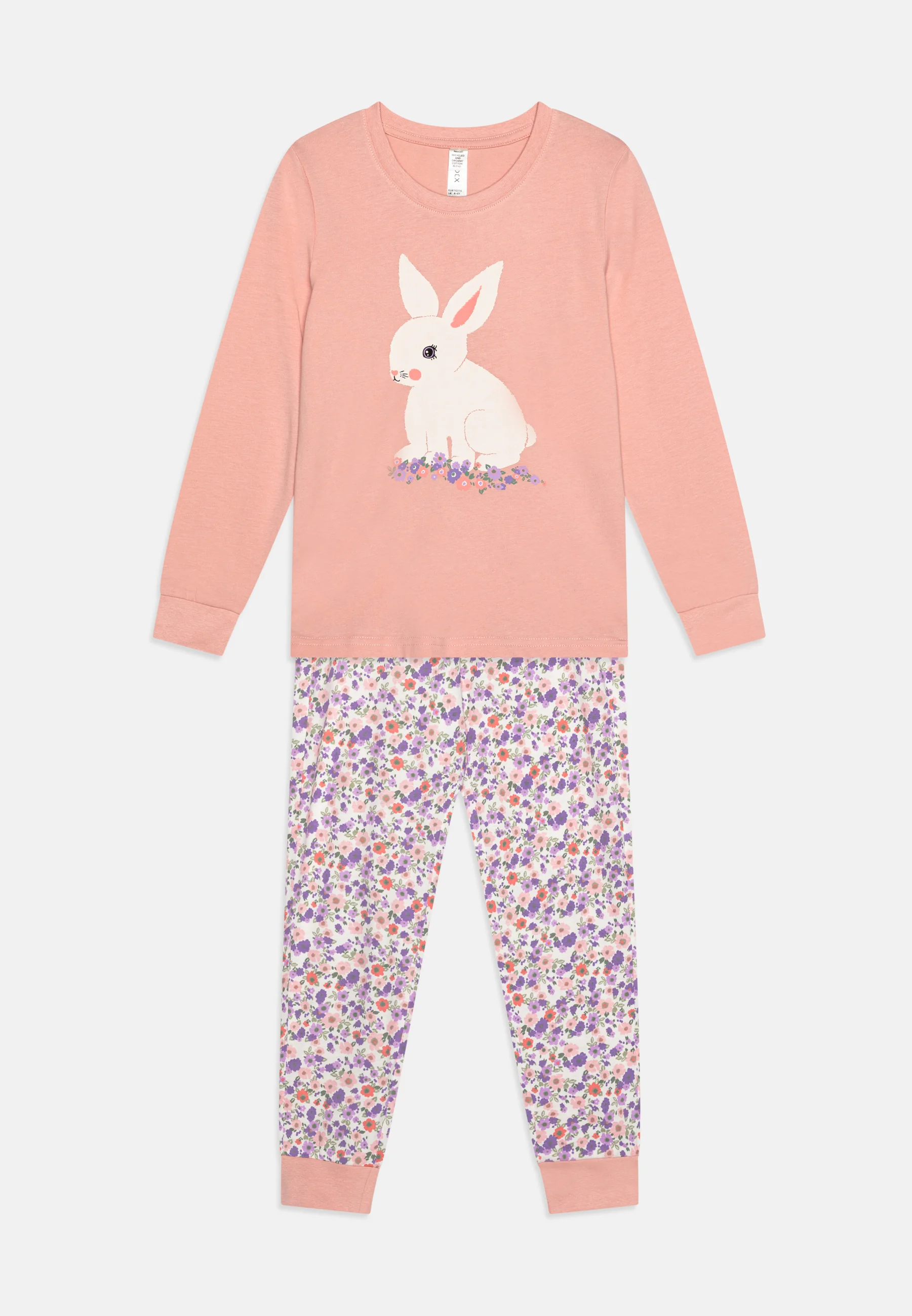 Lindex CONEJO Y FLORES - Pijama