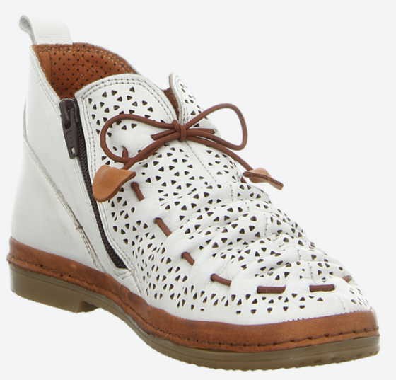 MANITU Klassische Slipper weiss Bei diesem formschönen Schuh der Marke M