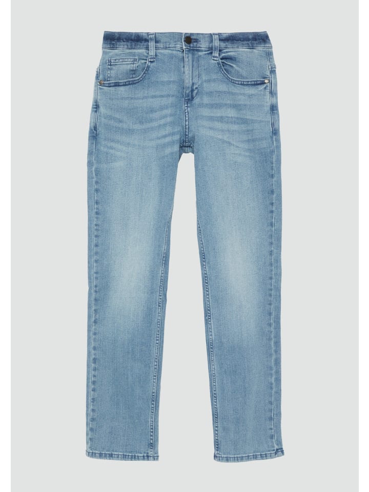 s.Oliver Jeans-Hose lang in Blau günstig kaufen