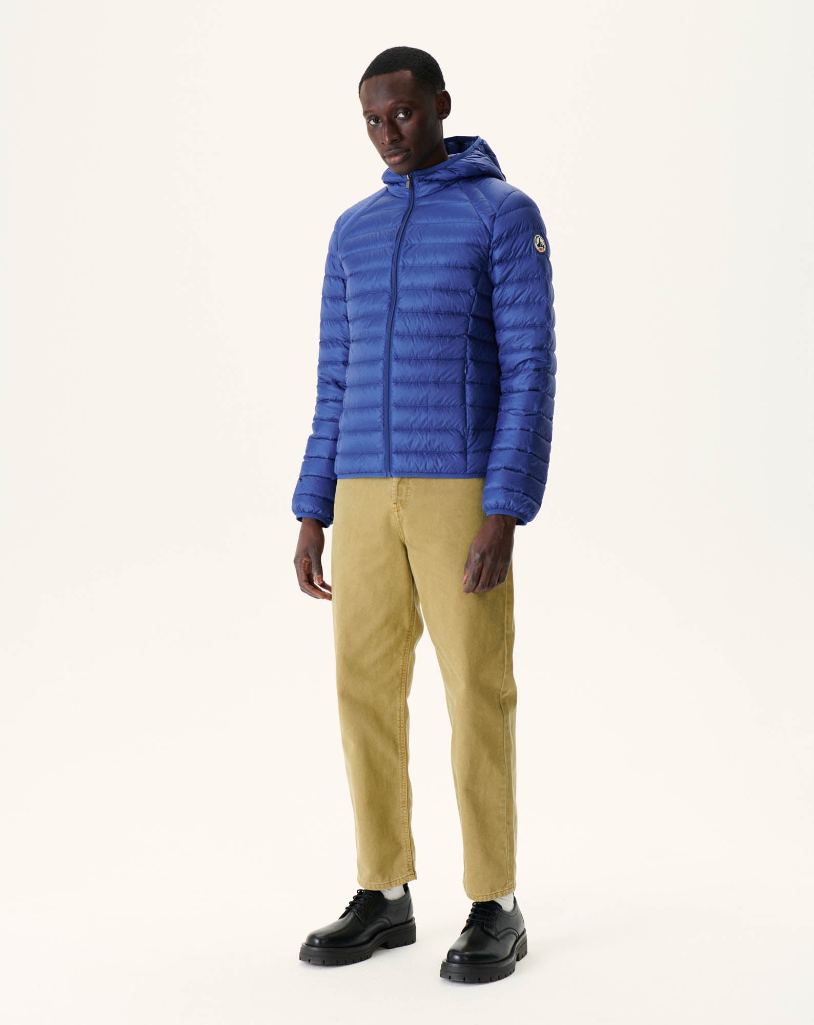 Doudoune légère à capuche Dark denim Nico