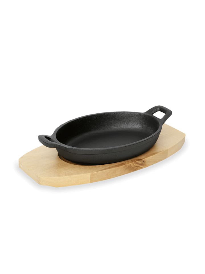 GAUMENKICK Servierpfanne Gußeisen in schwarz - L: 15,5cm günstig kaufen onesize
