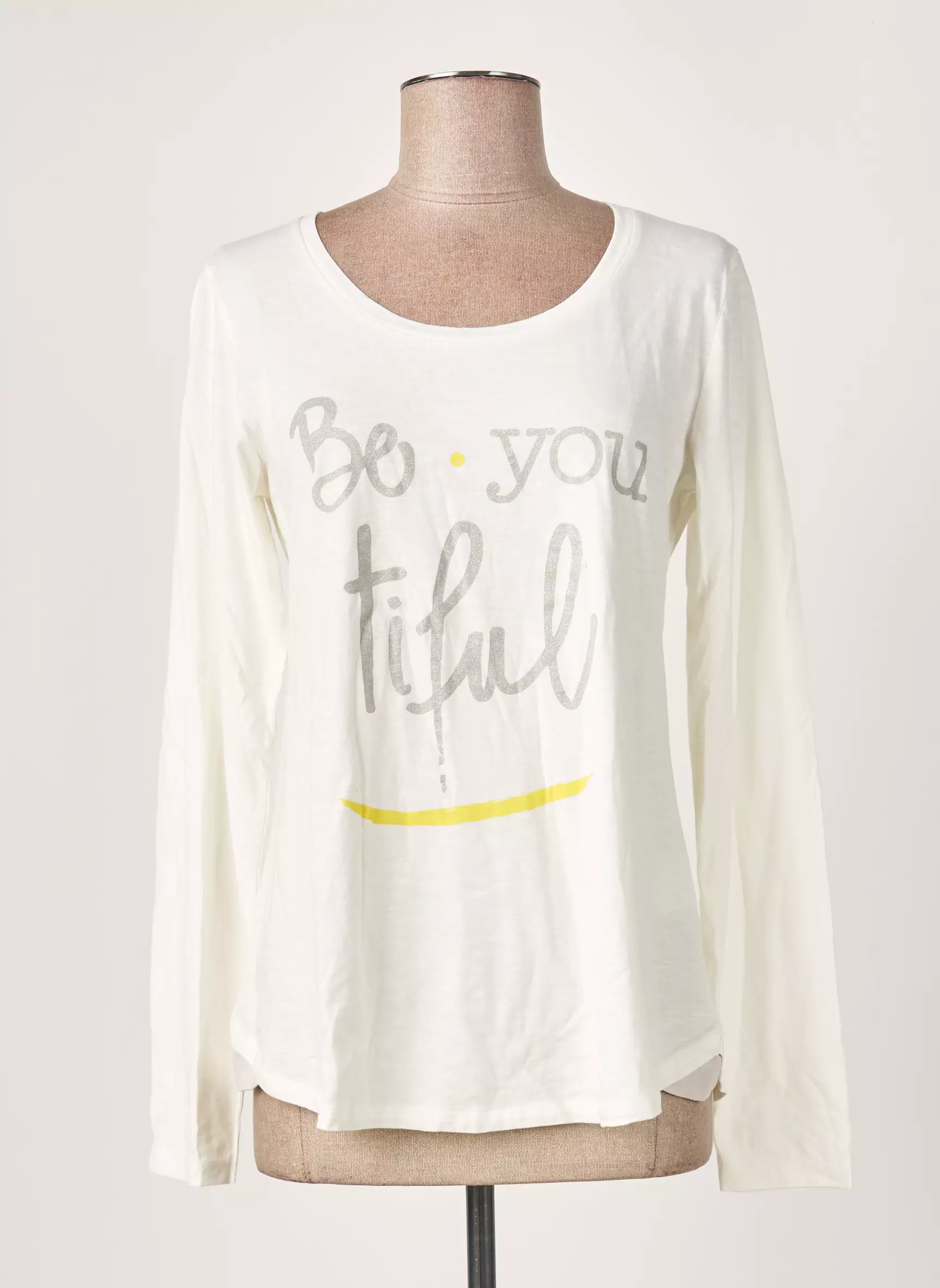 Miss Captain Tshirts Femme couleur blanc