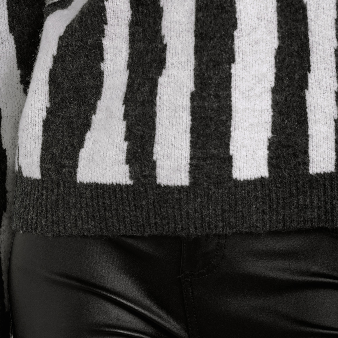 Damen Strickpullover gestreift