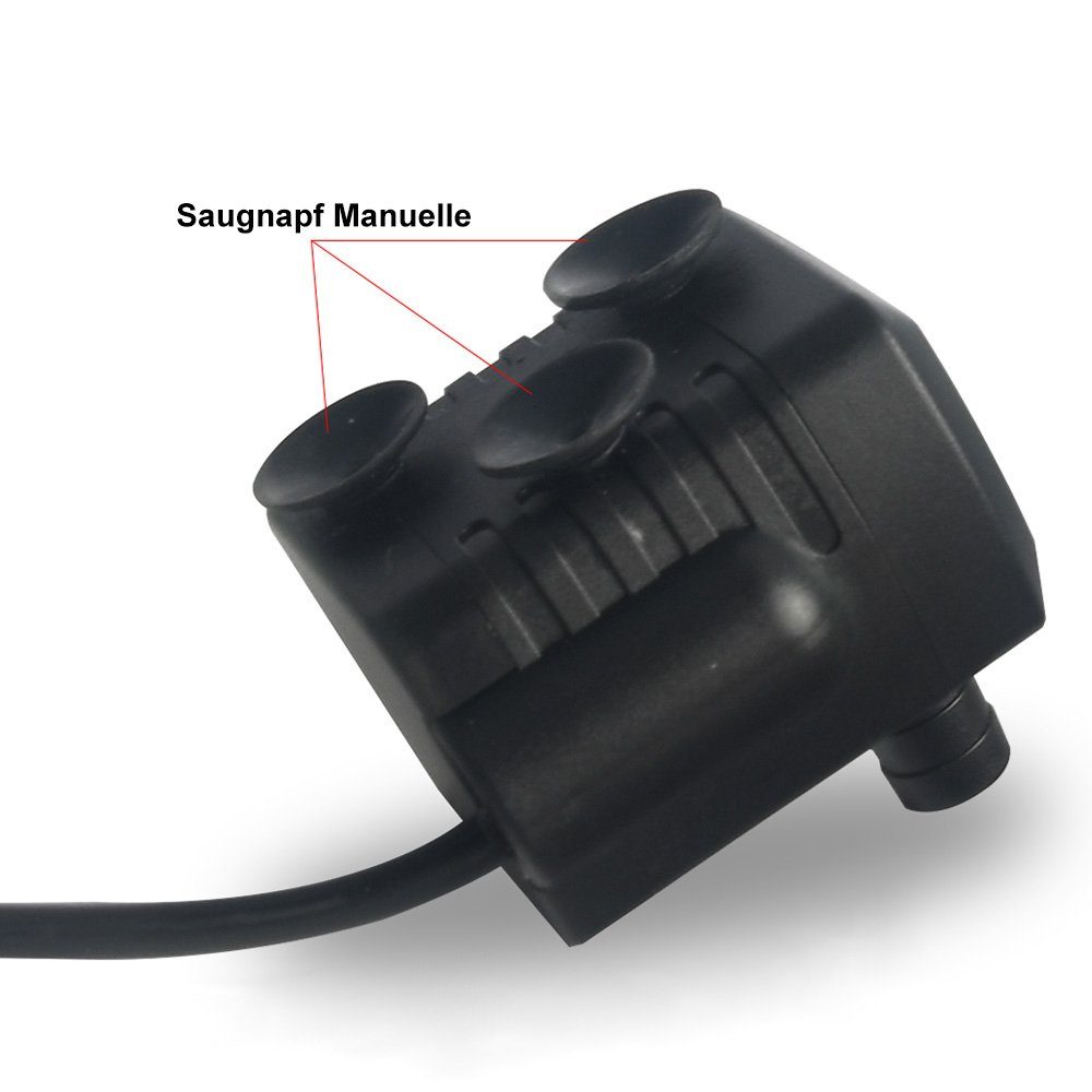 Rosnek Teichpumpe Mini Wasserpumpe,5V,USB,für Aquarium Tischbrunnen, 200 l/h max