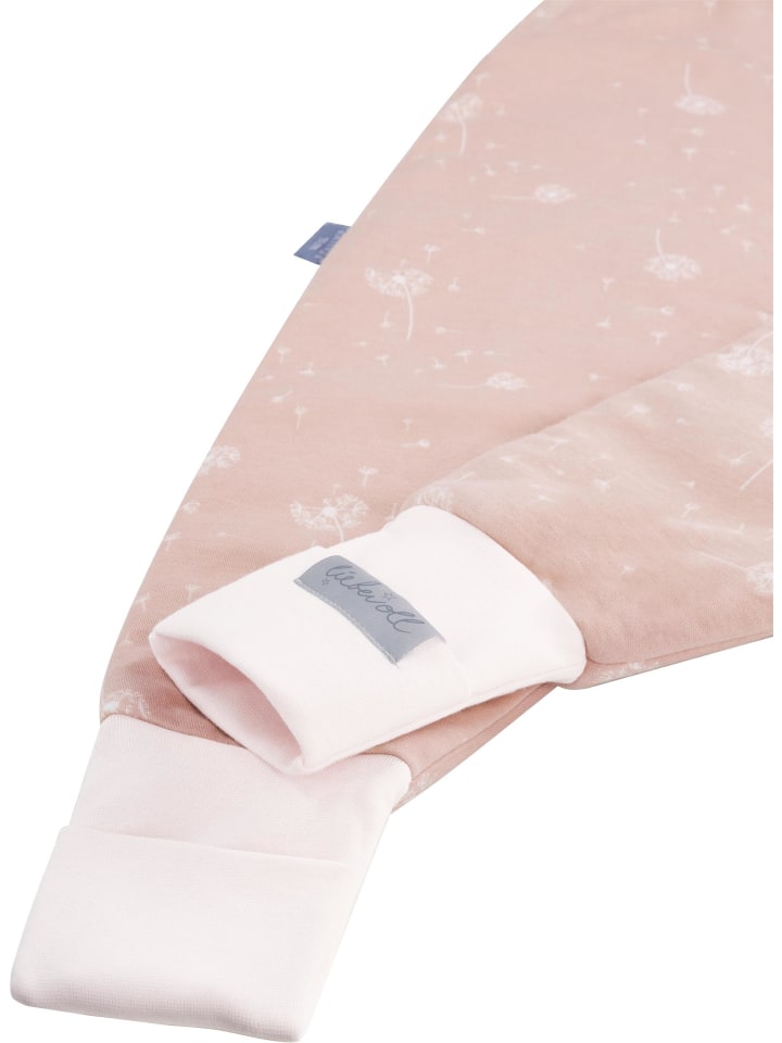 normani Baby Schlafsack mit Füßen aus Bio-Baumwolle Nanao in Rosa günstig kaufen