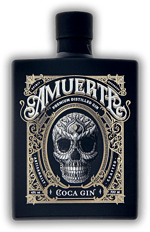 Amuerte Coca Gin Black Edition Amuerte Coca Gin Black Edition  0,7	 Liter - Vol 43%