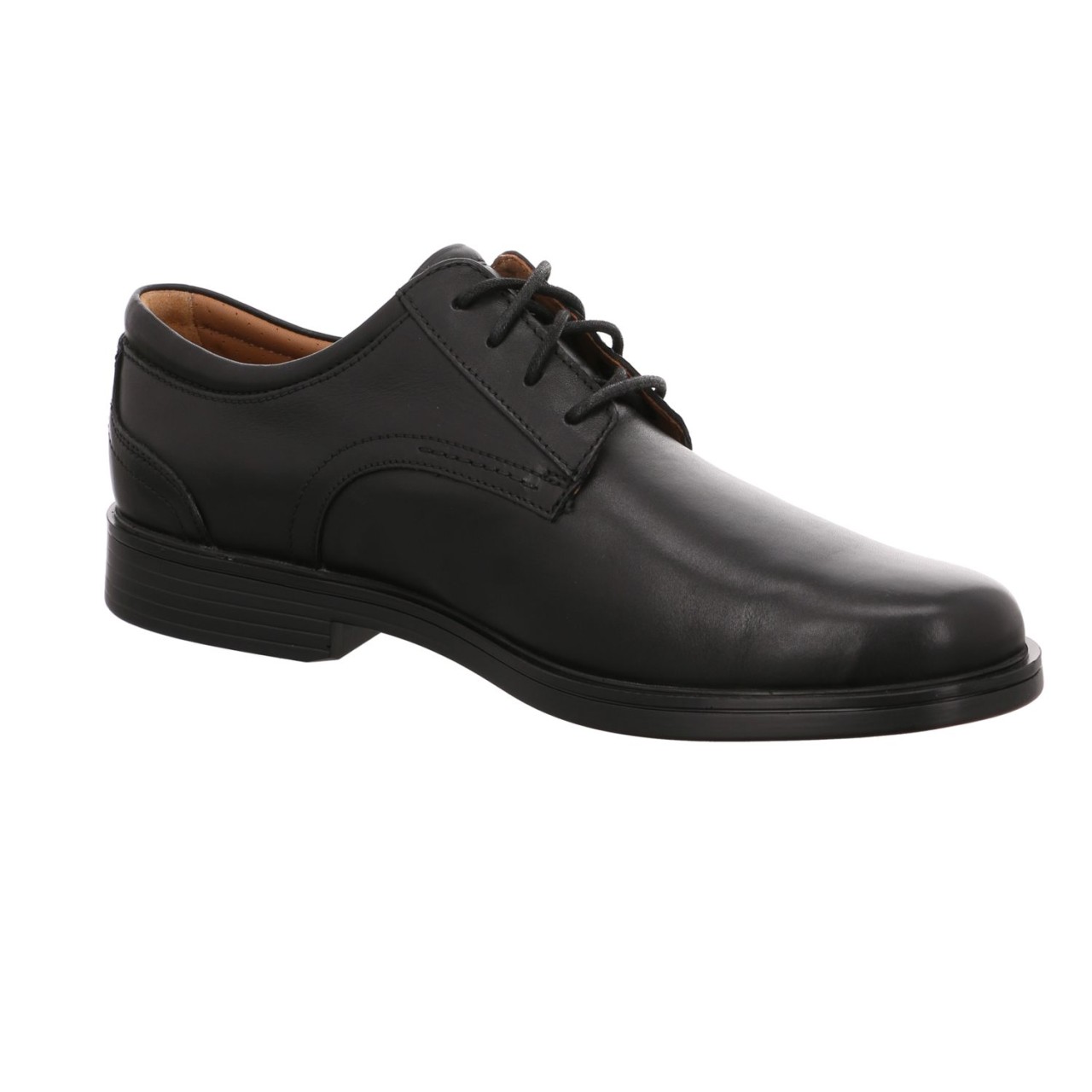 CLARKS Freizeit Schnürer schwarz Un Aldric Lace black Leather