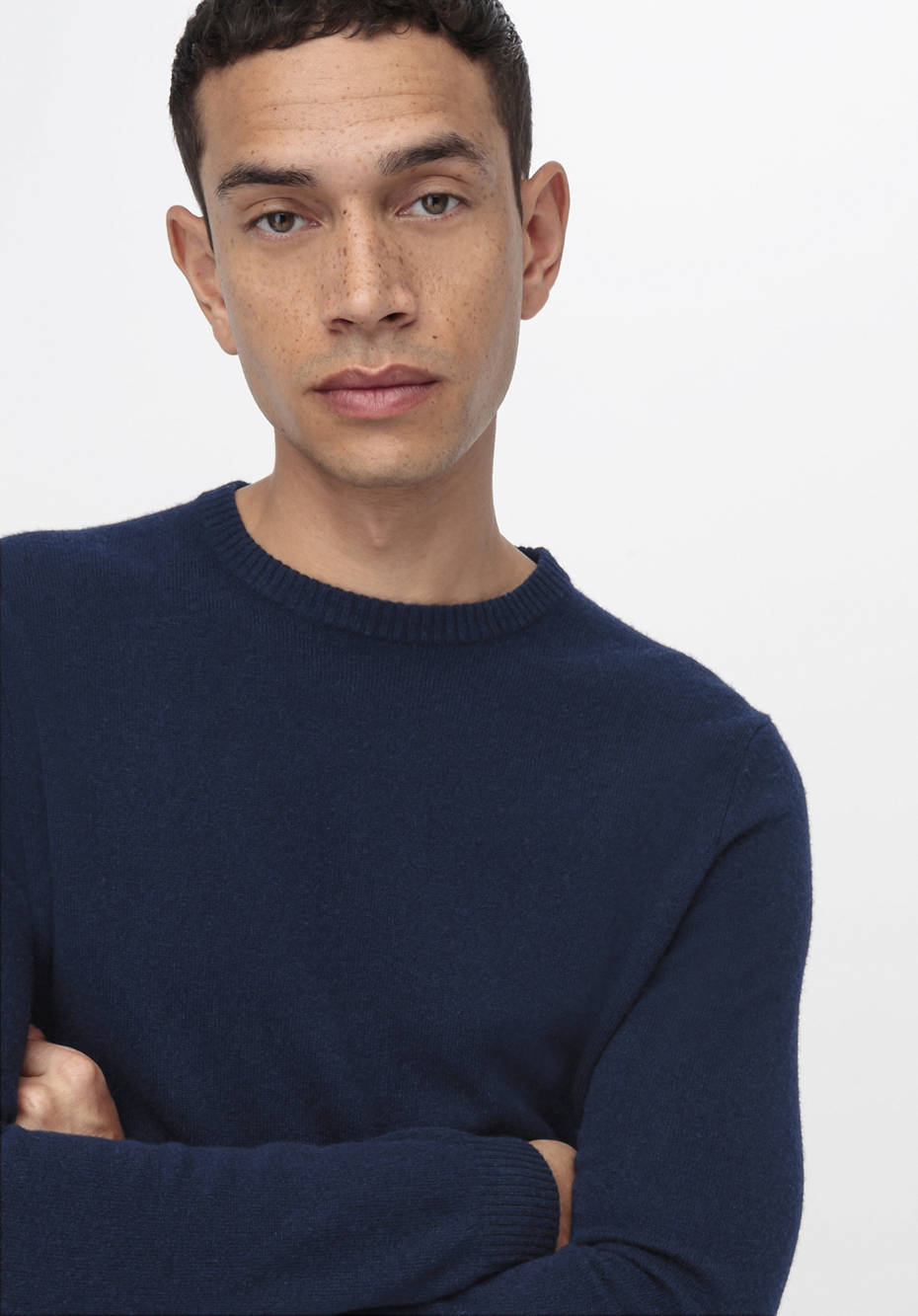 Pullover aus Schurwolle mit Kaschmir