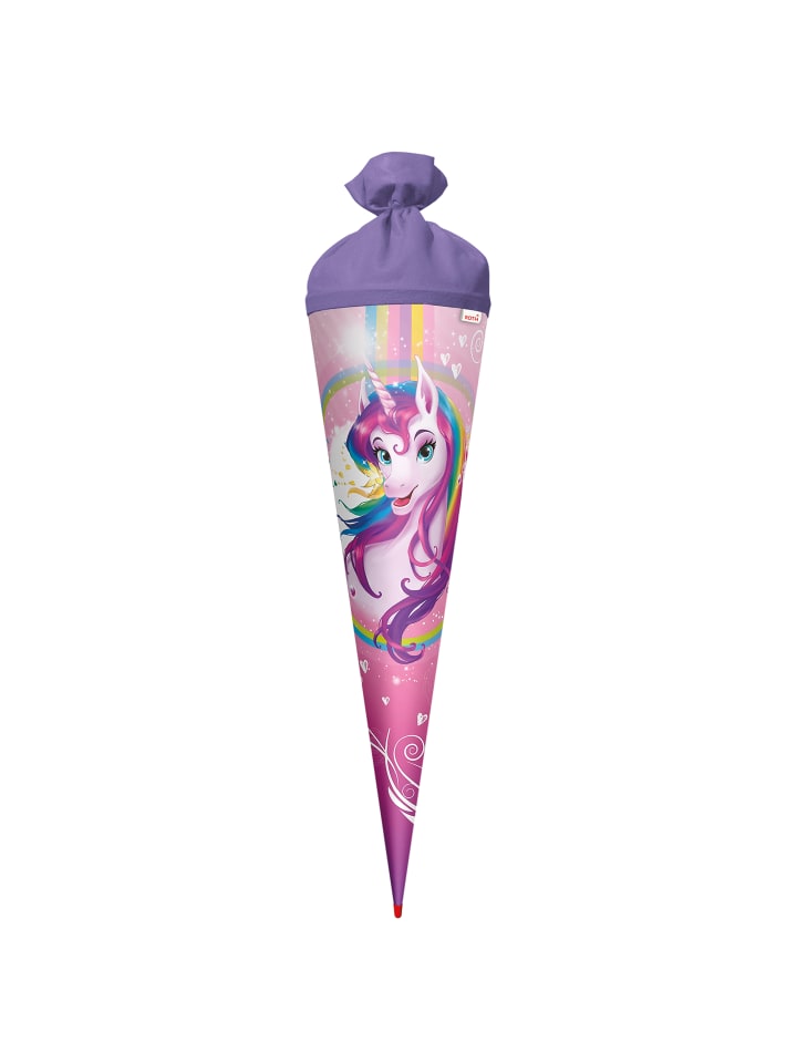 ROTH Schultüte groß Einhornportrait 70 cm in Rosa günstig kaufen onesize